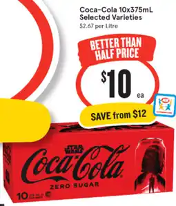 IGA Coca-Cola Selected Varieties offer