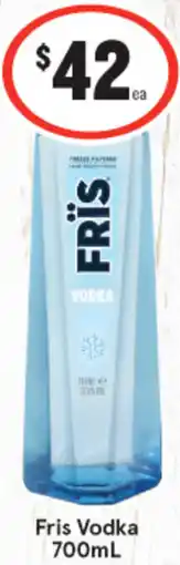 IGA Fris Vodka offer