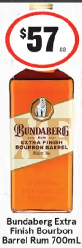 IGA Bundaberg Extra Finish Bourbon Barrel Rum offer