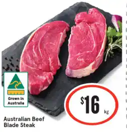 IGA Australian Beef Blade Steak offer