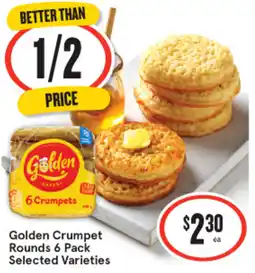 IGA Golden Crumpet Rounds Selected Varieties offer