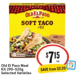IGA Old El Paso Meal Kit Selected Varieties offer