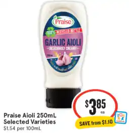 IGA Praise Aioli Selected Varieties offer