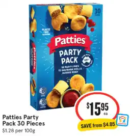 IGA Patties Party Pack offer
