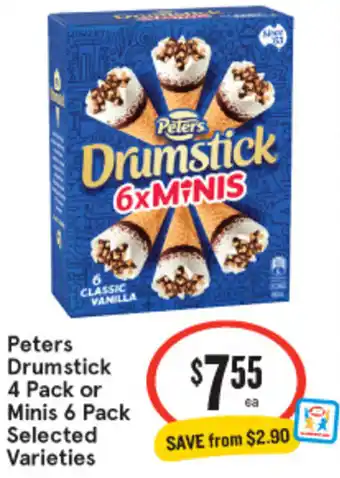 IGA Peters Drumstick Selected Varieties offer