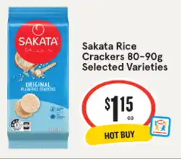 IGA Sakata Rice Crackers Selected Varieties offer