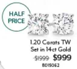 Angus & Coote 1.20 Carats TW Set in 14ct Gold offer