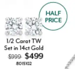 Angus & Coote 1/2 Carat TW Set in 14ct Gold offer