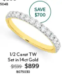 Angus & Coote 1/2 Carat TW Set in 14ct Gold offer