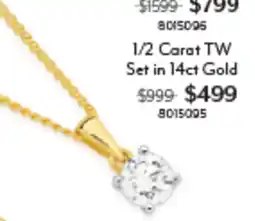 Angus & Coote 1/2 Carat TW Set in 14ct Gold offer