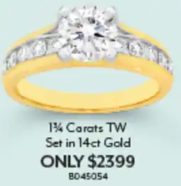 Angus & Coote 13/4 Carats TW Set in 14ct Gold offer