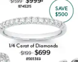 Angus & Coote 1/4 Carat of Diamonds offer