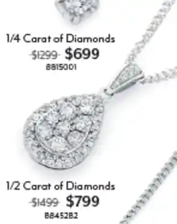 Angus & Coote 1/2 Carat of Diamonds offer