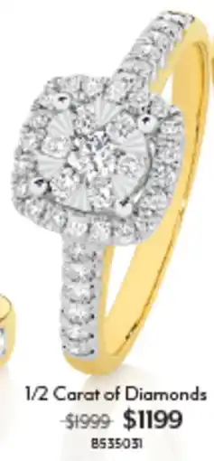 Angus & Coote 1/2 Carat of Diamonds offer