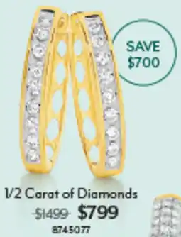 Angus & Coote 1/2 Carat of Diamonds offer