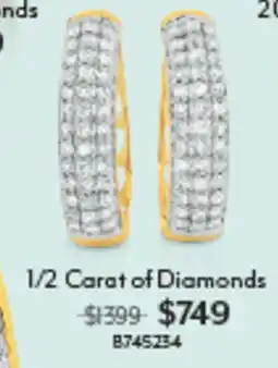 Angus & Coote 1/2 Carat of Diamonds offer