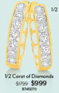 Angus & Coote 1/2 Carat of Diamonds offer