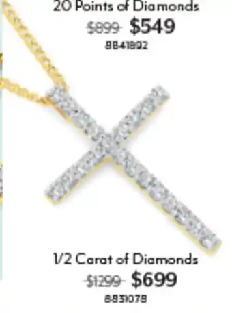 Angus & Coote 1/2 Carat of Diamonds offer
