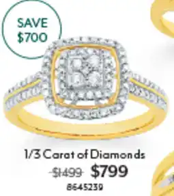 Angus & Coote 1/3 Carat of Diamonds offer