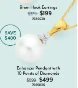 Angus & Coote Enhancer Pendant with 10 Points of Diamonds offer