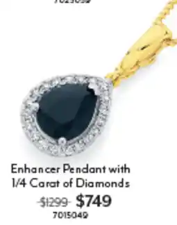 Angus & Coote Enhancer Pendant with 1/4 Carat of Diamonds offer