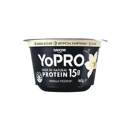 Woolworths YoPRO High Protein Yoghurt Pot 160g – From the Fridge offer