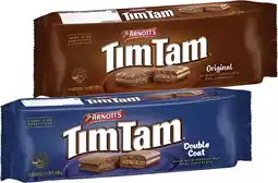 Coles Arnott's Tim Tam Biscuits 165g-200g offer