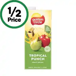 Woolworths Golden Circle Fruit Drink 1 Litre offer