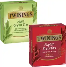 Coles Twinings Tea Bags 80 Pack-100 Pack offer