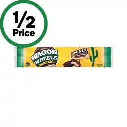 Woolworths Arnott’s Wagon Wheels Original Mini Chocolate Biscuits 190g offer