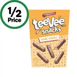 Woolworths Arnott’s Tee Vee Snacks 175g offer