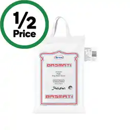 Woolworths Riviana Basmati Long Grain Rice 5 kg offer