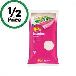 Woolworths SunRice Jasmine Rice 5 kg offer