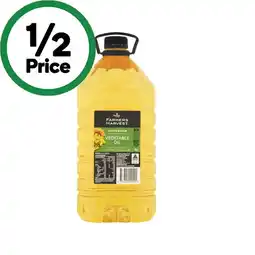 Woolworths Farmers Harvest Vegetable or Canola Oil 4 Litres offer