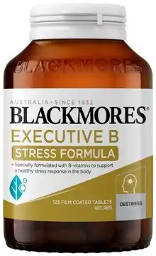 Coles Blackmores Executive B Stress Formula Tablets 125 Pack^ offer