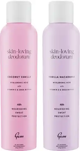 Coles Gem Skin Loving Deodorant 207mL offer