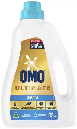Coles Omo Ultimate Laundry Liquid 2 Litre offer
