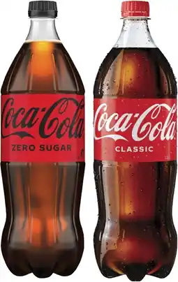 Coles Coca-Cola Soft Drink 1.25 Litre offer