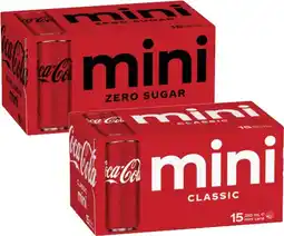 Coles Coca-Cola Soft Drink 15x250mL offer