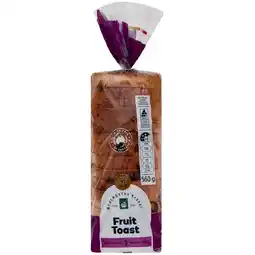 Woolworths Woolworths Fruit Toast Loaf 560g offer