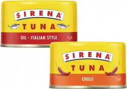 Coles Sirena Tuna 95g offer