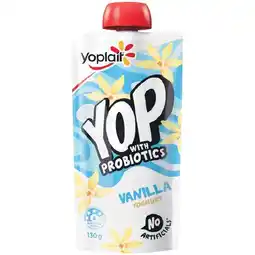 Woolworths Yoplait YOP Kids Yoghurt Pouch 130g – From the Fridge offer