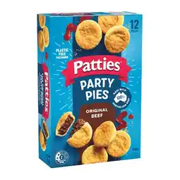 Woolworths Patties Party Pies, Sausage Rolls or Pasties 450-560g Pk 12 offer