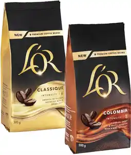 Coles L'Or Coffee Beans 500g offer
