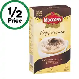 Woolworths Moccona Coffee Sachets Pk 8-10 offer
