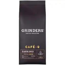 Woolworths Grinders Cafe-Q Coffee Beans 1 kg offer