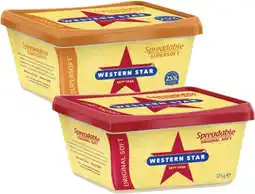Coles Western Star Spreadable Blend 375g offer