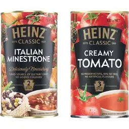Woolworths Heinz Classic Soup 520-535g offer