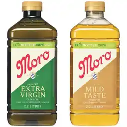 Woolworths Moro Olive Oil or Extra Virgin Olive Oil 2.2 Litres offer