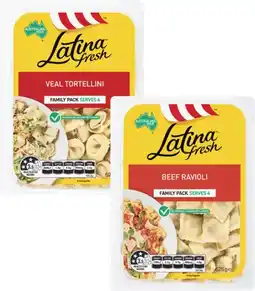 Coles Latina Filled Pasta 625g offer